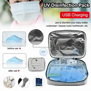 

Portable LED UV Sterilizers Bag Repairs Disinfection Pack With USB Charging Woman Underwear Baby Milk Bottle Beauty Tools Clean