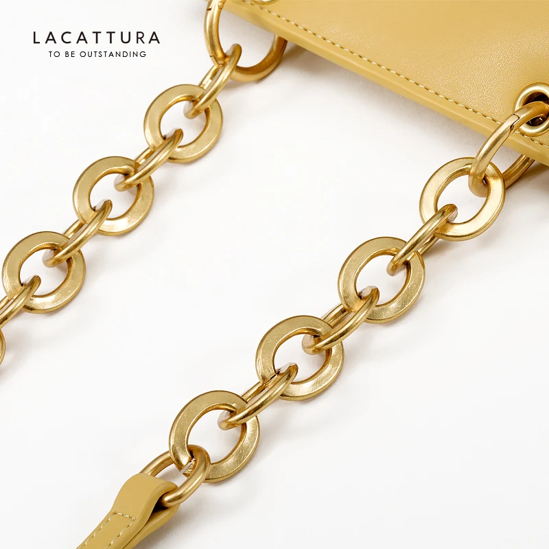 LACATTURA 2019 Маленькая женская сумка через плечо из искусственной кожи дизайнерские