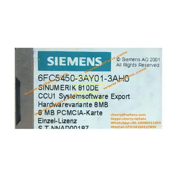 

CNC CCU1 control board NC card 6FC5450-3AY01-3AH0 (V03.03.27)