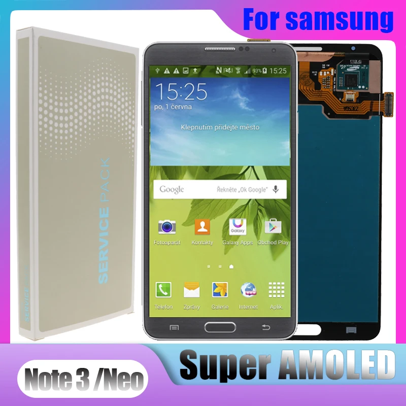 ЖК-дисплей AMOLED для SAMSUNG Galaxy NOTE3/Note 3/Neo Mini Lite/N7505/N9005 5 дюйма | Мобильные телефоны и