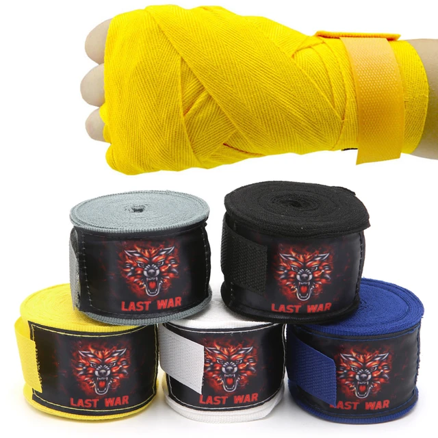 La boxe, le kickboxing, Muay Thai, MMA coton élastique Bandage main  enveloppements 5m - Chine Les bandages de boxe et MMA prix