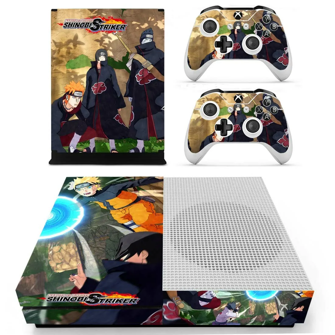 Наруто-боруто наклейка для Xbox One S консоль и Kinect и 2 контроллера для Xbox One тонкая наклейка из винила