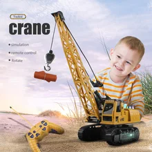 

Twelve-channel Remote Control Crane Toy Car 7-color Lights with Music Remote Control Engineering Vehicle Toy Battery Endurance
