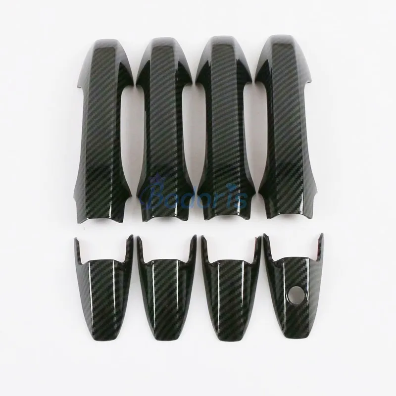 Для Honda CRV CR-V CR V 2007 2008 2009 2010 2011 углеродное волокно цветные дверные ручки Крышка чаши вставка отделка автомобиля аксессуары для укладки