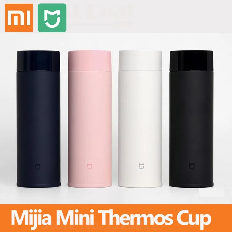 Мини термос Xiaomi Mijia 350 мл двухслойная Вакуумная бутылка для воды с сохранением