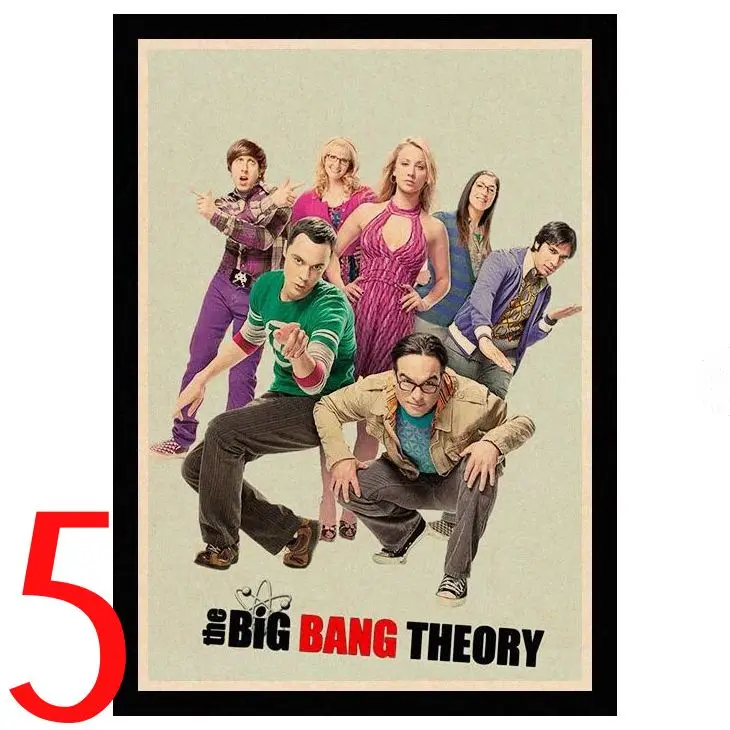 Идеальный JLThe Big Bang Theory Young Sheldon винтажные Плакаты для дома/бара/гостиной Декор из крафт-бумаги высокого качества плакат HBA46