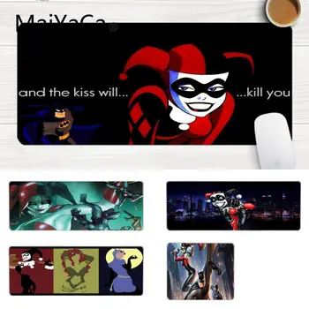 

MaiYa My Favorite Batman And Harley Quinn Customized MousePads Computer Laptop Anime Mouse Mat Laptop Gaming Lockedge Mousepad