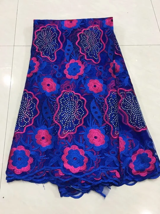 

2019 new arrived african lace fabric 5 yards hot selling
