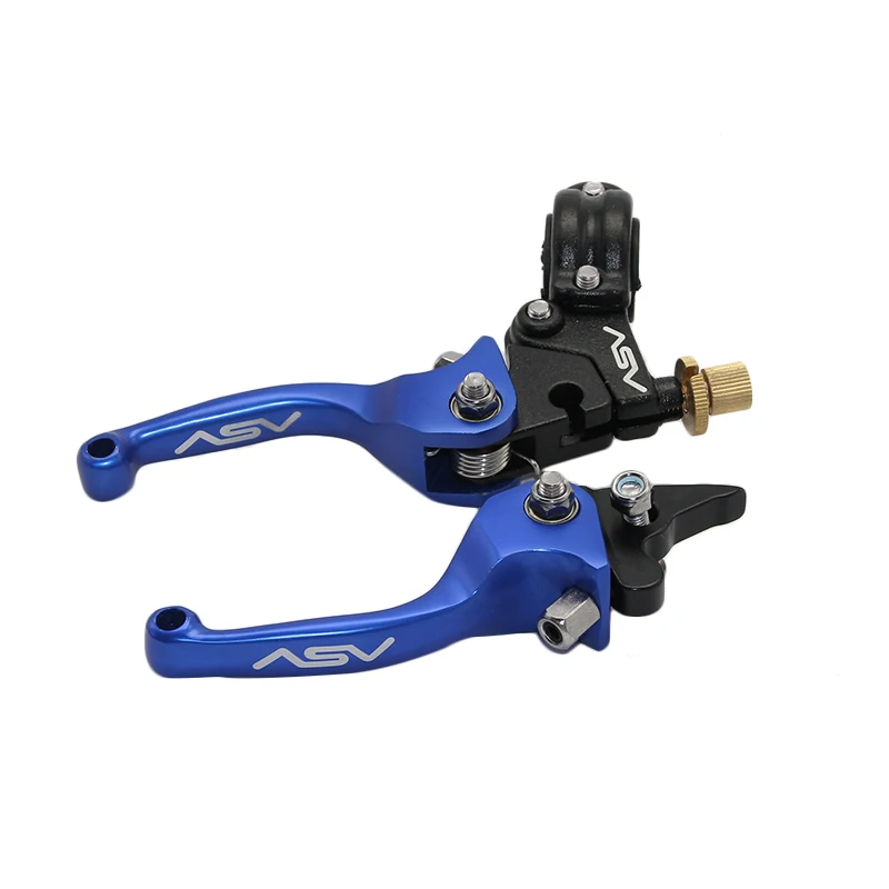Alavanca de Freio de Motocicleta Dobrável para Honda Sclmotos-cnc Alavanca Yamaha Kawasaki Suzuki Dirt Pit Bike Atv Asv 12 Alavancas, cordas e cabos