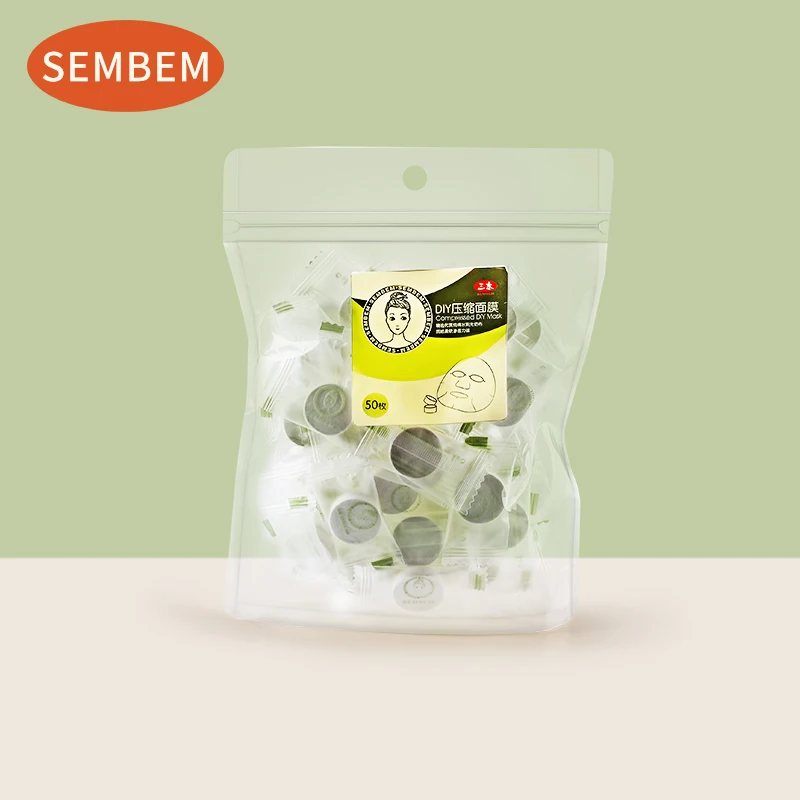 Facial-Mask Cotton-Pads Paper Makeup Face-Care Disposable Compressed DIY SEMBEM 50PCS