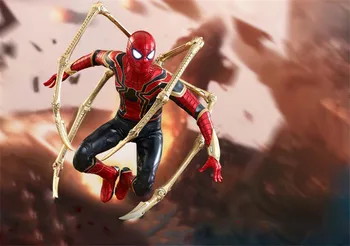 

[Top] super hero spider hero Action Figure Toy Iron spider PVC Collection Model home decorations kids child gift