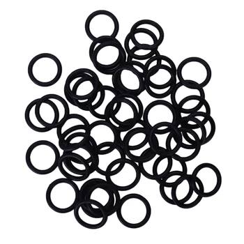 

50 x nitrile rubber O ring black 11 mm x 15 mm x 2 mm Washer Sealing bags Rubber pads