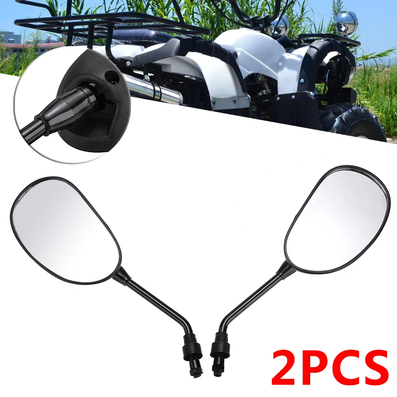 

2pcs Motorcycle 7/8&quot 22mm Handle Bar End Rearview Side Mirrors For ATV Scooter Go Kart Dirt Pit Bike Accessories Parts