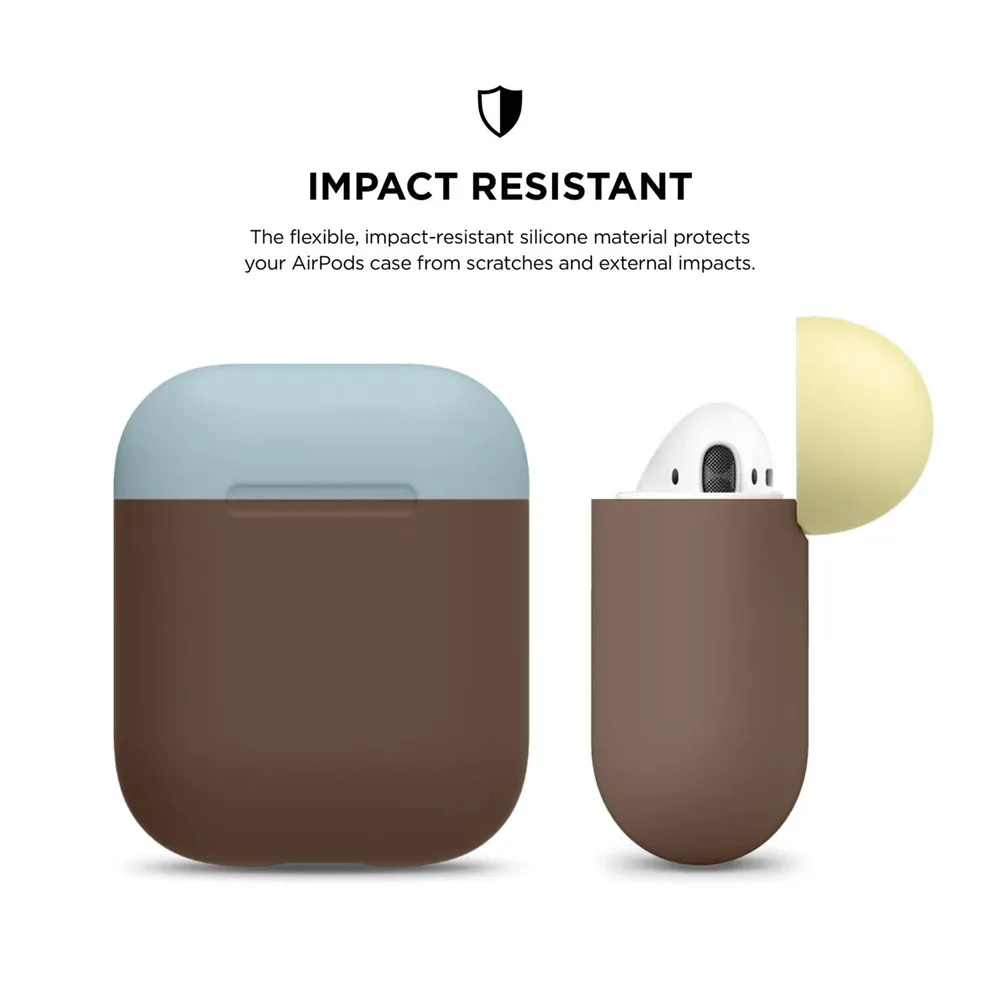 

Airpod Case Protect Silicone Skin AirPod Earphone Charger Cover for Apple AirPod charger Headphone Airpod Case Leather