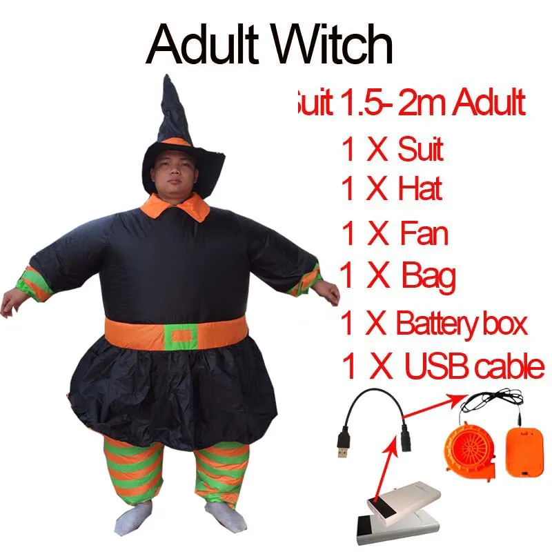 Ghost Inflatable Green Alien Costume Adult Skeleton Anime Fancy Dress Cosplay Grim Reaper Halloween Costumes For Women Man Kids (6)