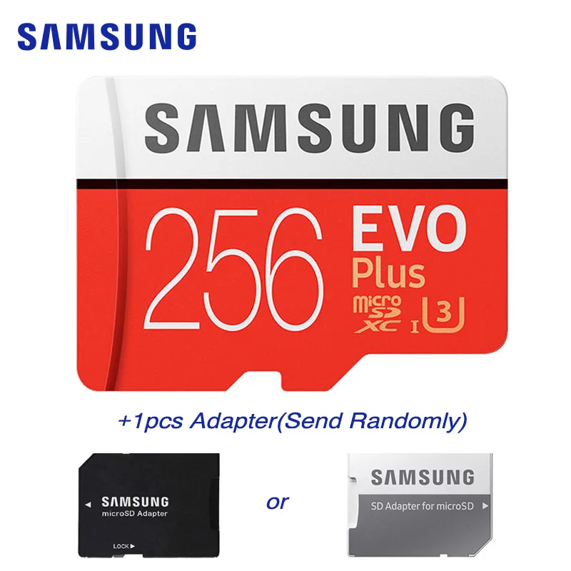 Карта памяти SAMSUNG EVO Plus 32g 64g 128g micro sd 256GB 512GB micro sd карта SD/TF флэш-карта microSD carte для смартфона