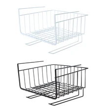 Кухонный ящик для хранения под полкой, проволочный стеллаж, корзина для шкафа, органайзер для чашки, подвесная корзина для хранения для кухни