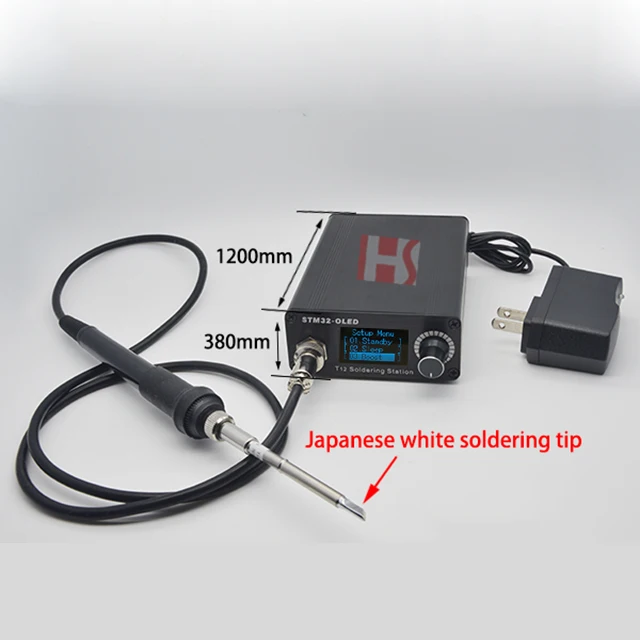 

Anti-static 12V (110V-220V) Portable Soldering Station adjustable temperature control Electric Iron 015030