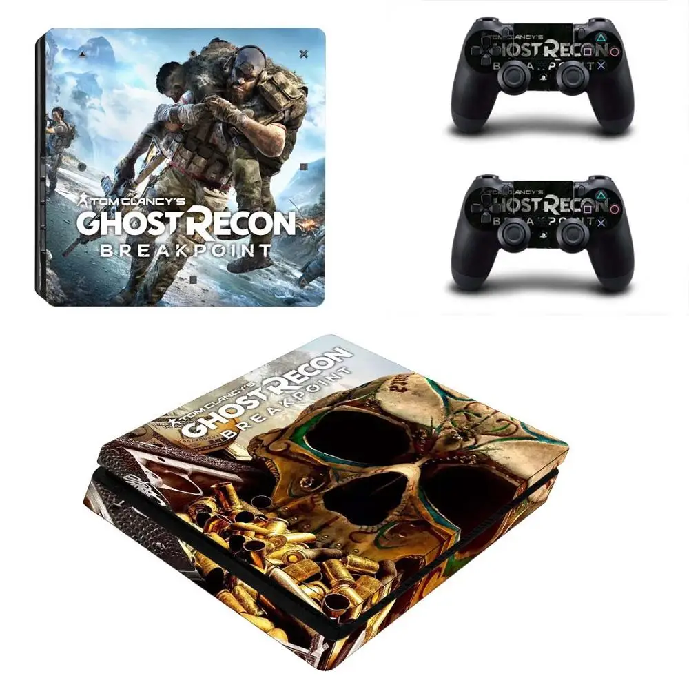 PS4 тонкие наклейки Tom Clancy's Ghost Recon: поломка PS 4 тонкий стикер кожи для playstation тонкая