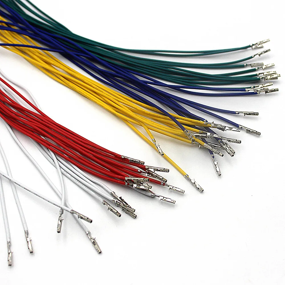 10ks 5557/5559 4.2mm namestí konektor drát pánský ženské dokovací svorka kabel 18AWG 30CM multi barva PCI expres drát postroj