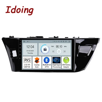 

Idoing 10.2"Android 10 ForToyota Corolla 11 2012-2016 E170 E180 Car Player Navigation GPS Built-in Carplay Auto Bluetooth 5.0