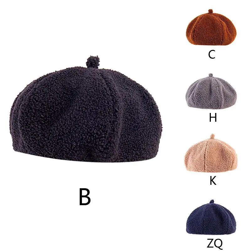 Женский осенне-зимний берет, женская летняя одноцветная шапка в английском ретро стиле, Женская восьмиугольная шапка