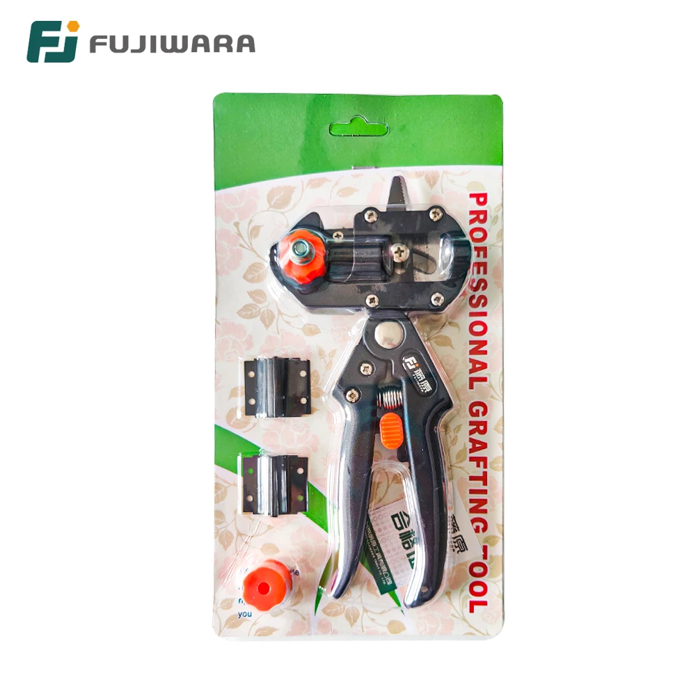 FUJIWARA Grafting Shears Scissor  Fruit Tree Vaccination Multi-function Bud Cutter 3 Styple Blade Gardening Tools garden blower Garden Tools