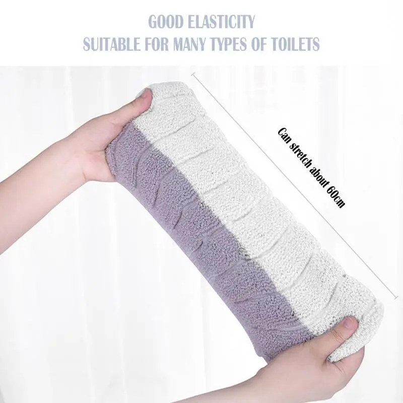 1 Pcs Winter New Two-color Warm Toilet Pad Universal Breathable Cute Toilet Cover Bathroom Accessories