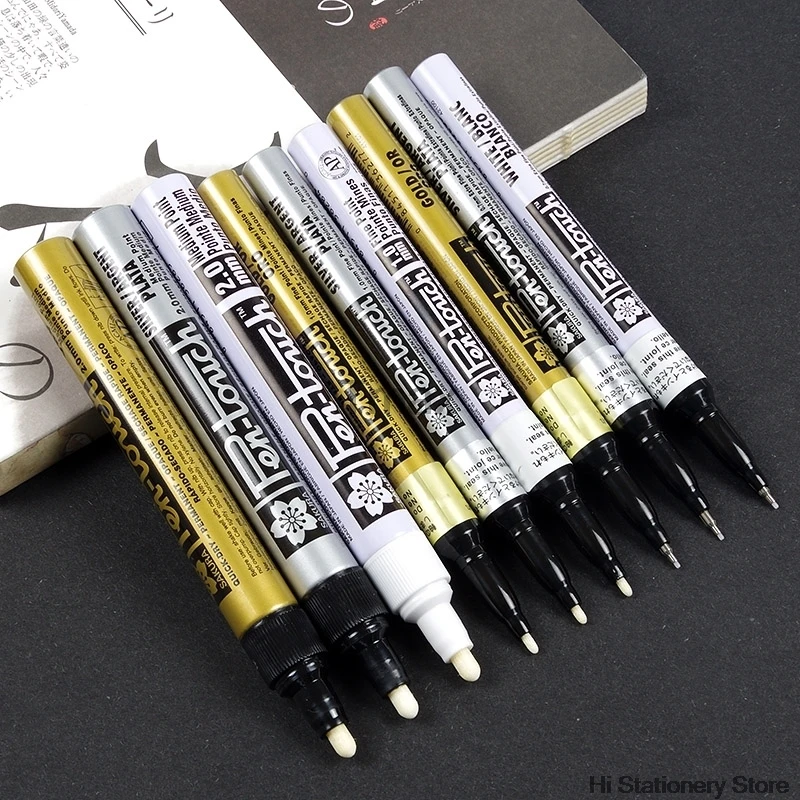 Маркеры Sakura B109 металлические 0 7/1/2 мм|markers art|paint marker artmetalic pen |