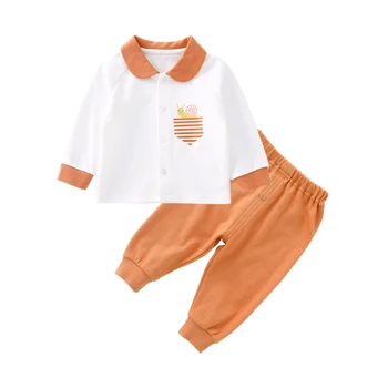 

Pureborn Toddler Baby Clothing Set 2 Pcs Baby Tops with Sweety Peter-pan Colllar and Pants Bottoms Baby Pajamas Baby Clothes