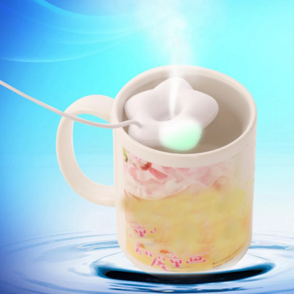 Portable Mini USB Star Humidifier Home Desktop Humidifier Mist Maker Office Aroma Lamp Essential Oil Electric Aroma Diffuser