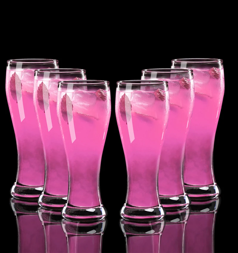 GXYAYYBB прозрачная стеклянная чашка бокал для вина фруктовый сок пивные бокалы для виски наборы чашек термостойкая Подарочная кружка с ремнем щетка