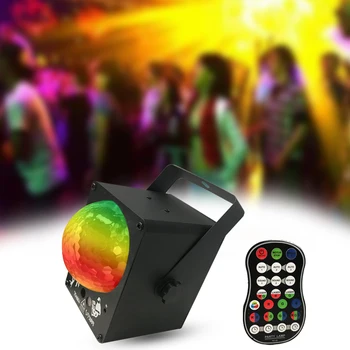 

60 Patterns DJ laser RGB stage light projector LED effect lamp disco Christmas holiday bar lighting party indoor lamp remote