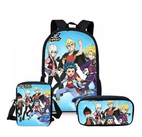 Модные школьные сумки аниме Beyblade Burst Evolution школьный рюкзак для подростков девочек мальчиков ноутбук рюкзаки - Цвет: as picture