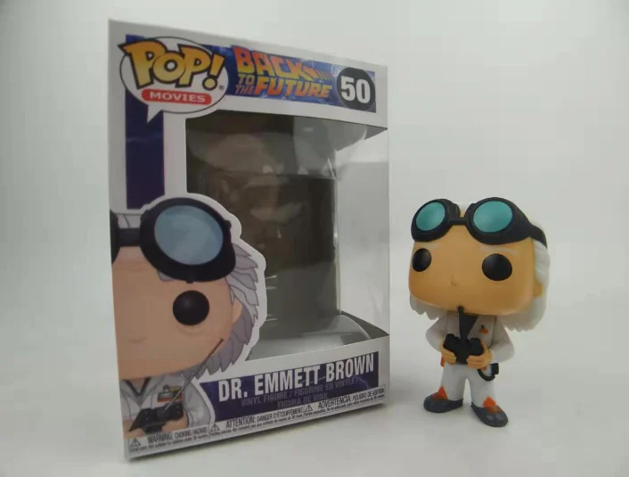 Funko POP Назад в будущее доктор Эмметт коричневый Фильм Виниловые экшн и Игрушечные Фигурки Коллекционная модель игрушки для детей с коробкой