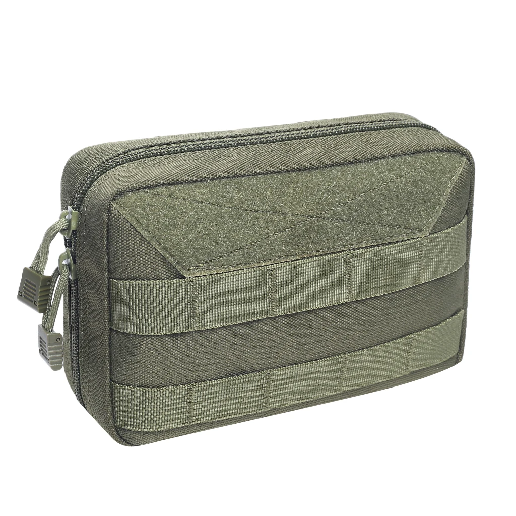 Green Сумка MOLLE компактная Горизонтальная карта многофункциональные поясные сумки маленький общепользовательский охотничий Мешок Molle - Цвет: Green