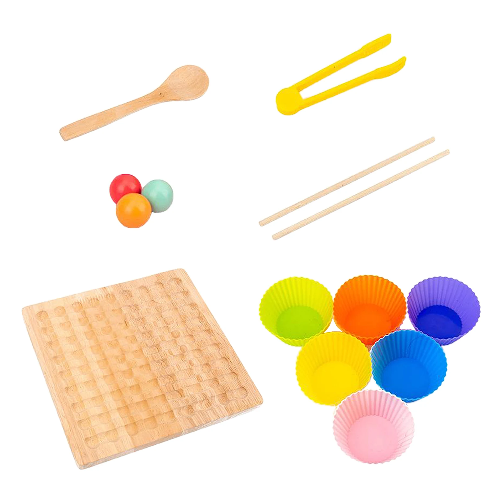 Wood Montessori Kids Hands Brain Training Clip Beads Puzzle Board Game Wood Montessori Kids Hands Brain Training Clip Beads Puzzle Board Game