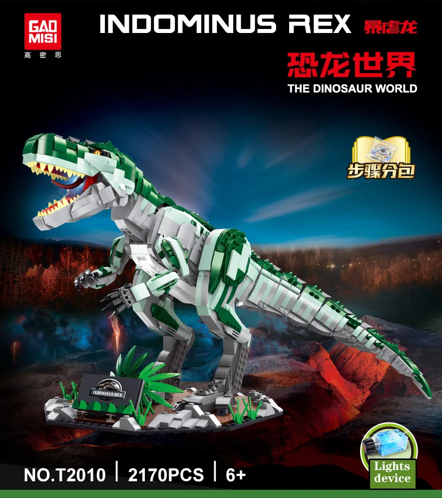 Light 2016 PCS Dinosaurier-Serie Ceratosaurus Building Blocks Jurassic World 