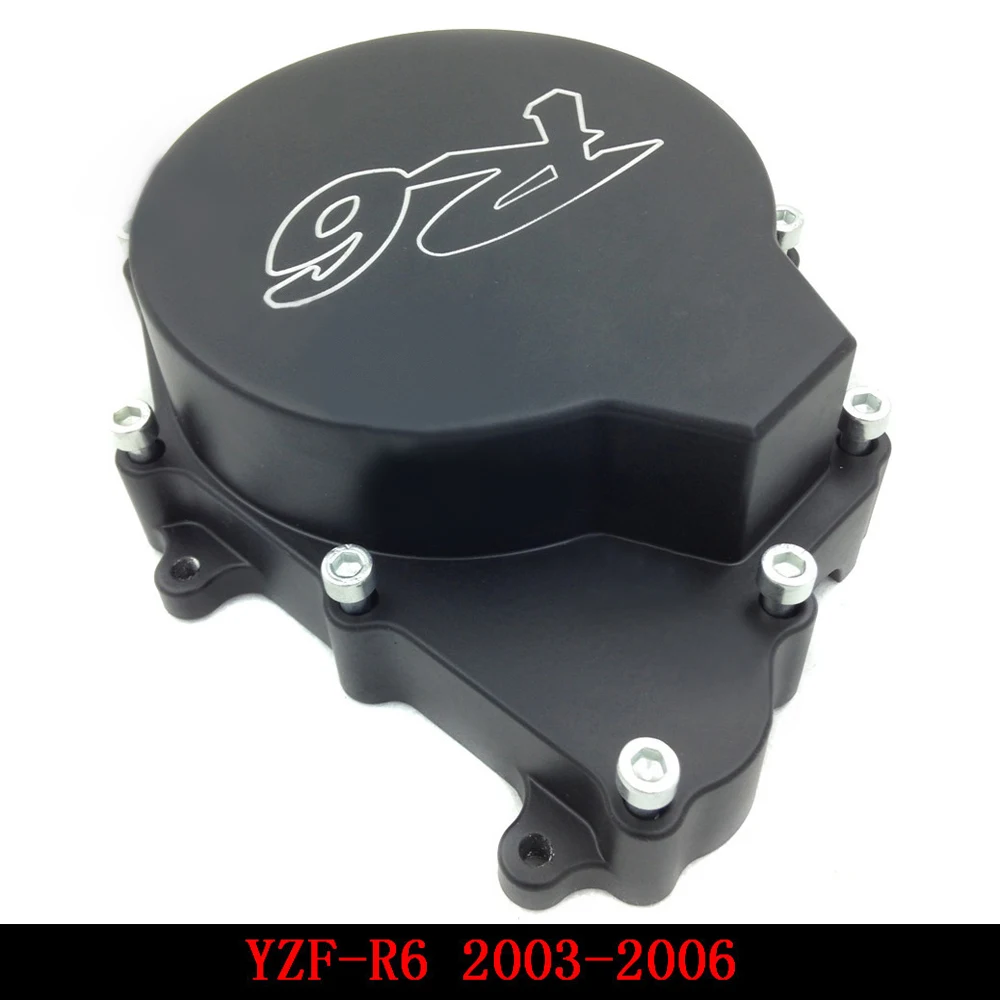 Подходит для Yamaha YZFR6 YZF R6 2003 2004 2005 2006 YZFR6S R6S крышка статора двигателя мотоцикла