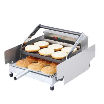 

Stainless Steel Double-layer Commercial Electric Automatic Hamburger Making Machine Hamburger Maker Baking Machine Equipment
