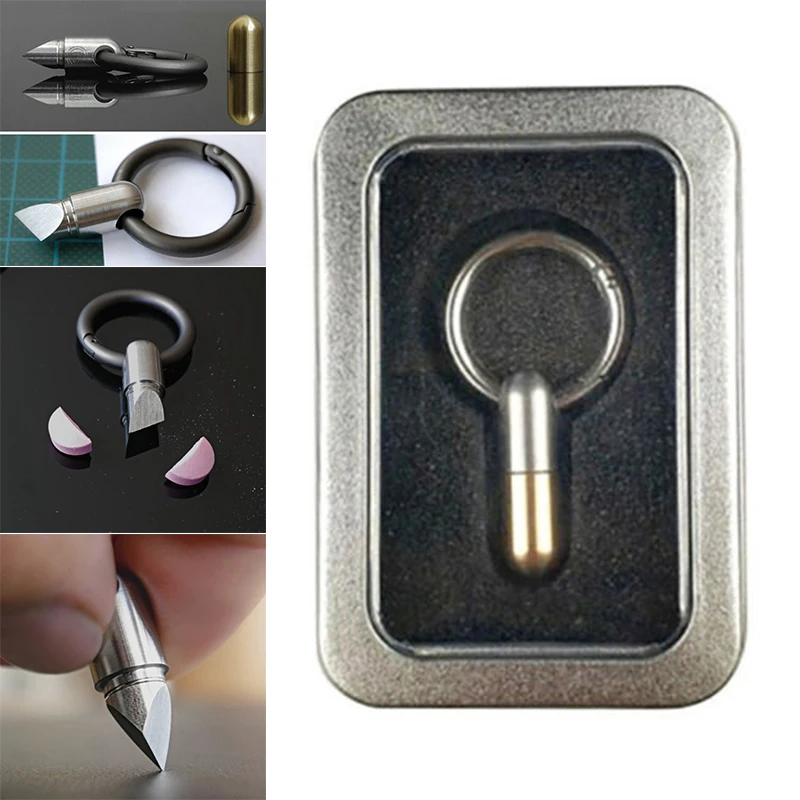 

Stainless Steel Multi-function Tiny Cutting Tool Key Ring Capsule Cutter Best Price