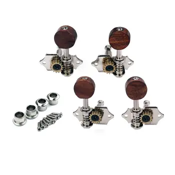 

High quality Guitar Tuning Buttons Machine Turner Knob 2 Left 2 Right Wood for Stringed Instrument for Guitar Accessories