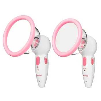 

Professional Rechargeable Electric Breast Enhancer Vacuum Pump Design Breast Enhancement Massager Enlarger Machine Pink