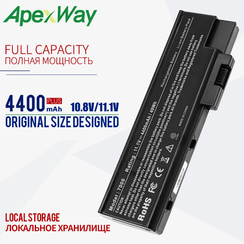 4400 мАч Батарея для Acer TravelMate 2460 4210 4220 4270 4670 5100 5110 5600 5610 5620 7510 BT.00803.014 BTP-BCA1 LC. BTP01.013