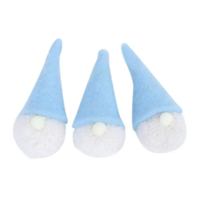 L Hanging Ornament Faceless Santa Claus Doll Wool Felt Christmas Tree Pendant Christmas Tree Ornaments New Year Souvenir - Цвет: L