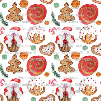 

Polyester Cotton Cloth Fabric Christmas Celebration Theme Fabric For Handmade Crafts Garment Bag DIY Sewing