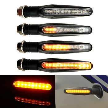 

4pcs Motorcycle Turn Signals LED Light Flowing Water Signal Lamp For Suzuki tl 1000 GS1000 GS500E GT550 SV1000 sv 1000 650 SV650