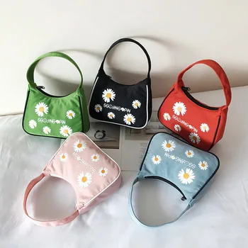 

Handbags Spring Summer Woman Trendy Green White Single Strap Handbags PU Leather Zipper Female Shoulder Bag
