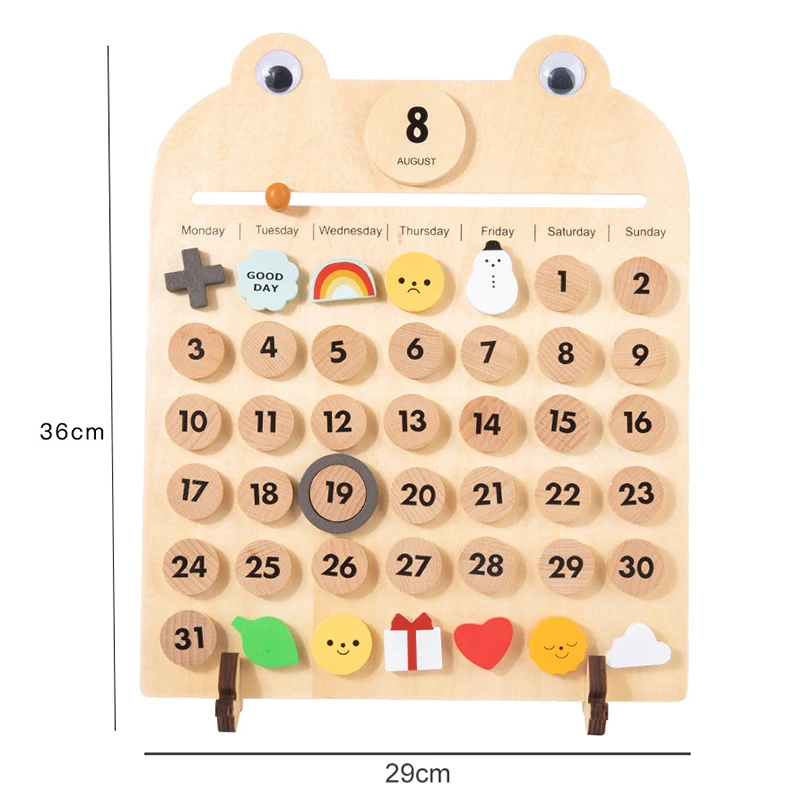 Jouet éducatif ebois Montessori pour enfant, saison, calendrier, horloge,  Cognition, âge préscolaire, cadeau