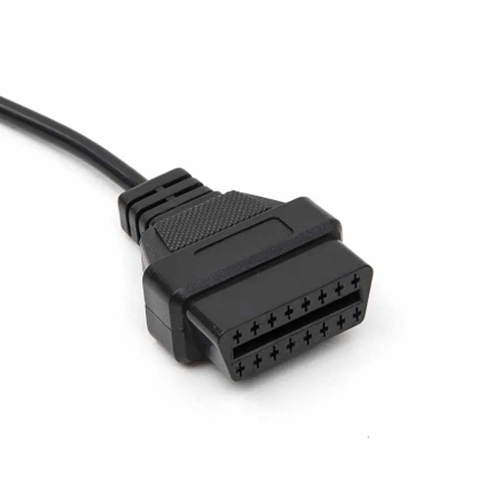 Кабель разветвитель KWOKKER OBD II 16 контактный переходник 2 кабель удлинитель штырь